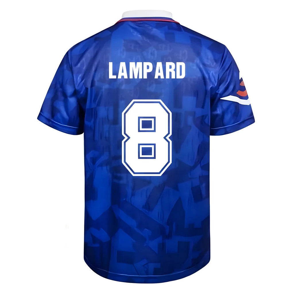 Score Draw Chelsea 1992 Retro Football Shirt (LAMPARD 8)_0