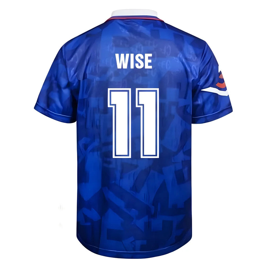 Score Draw Chelsea 1992 Retro Football Shirt (Wise 11)_0