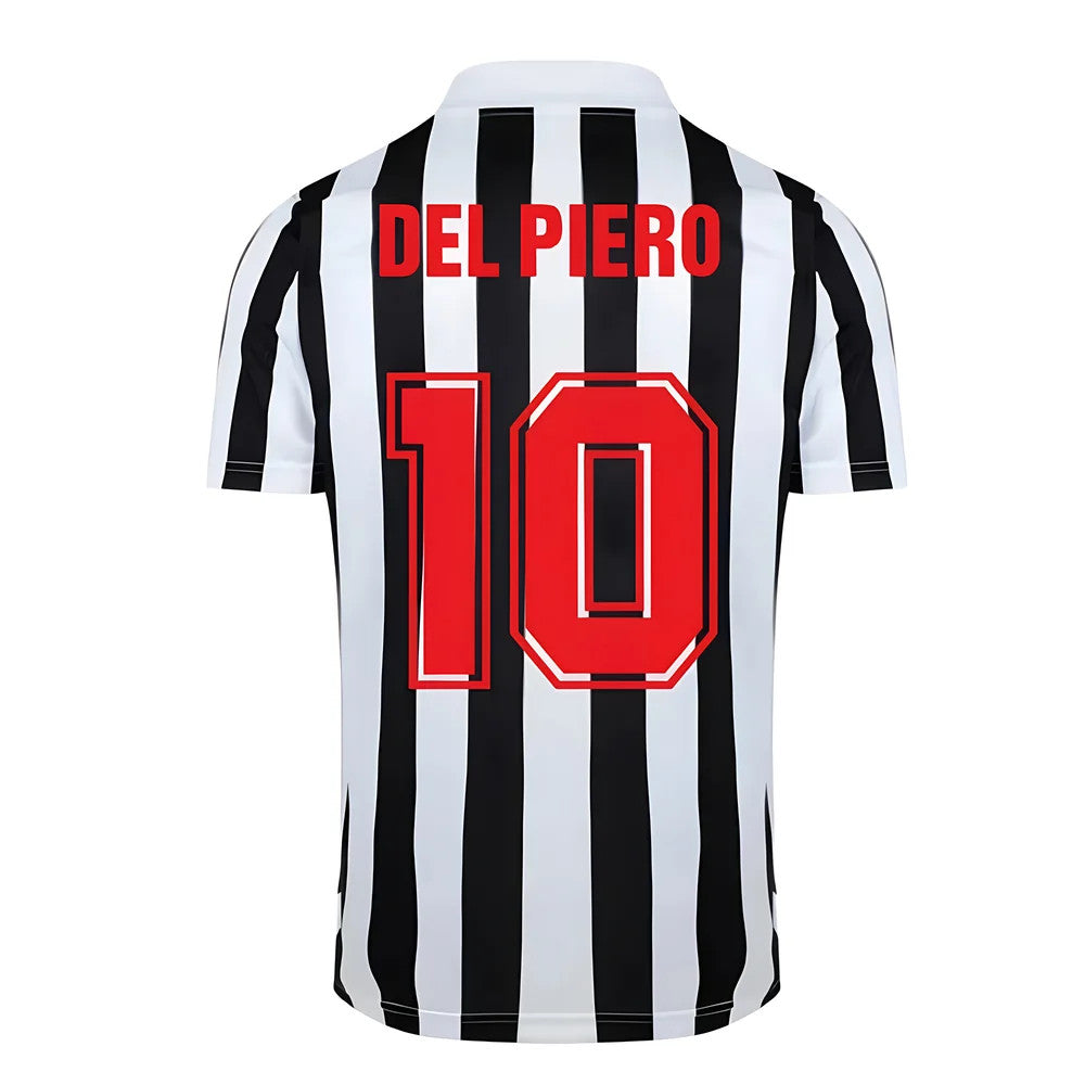 Score Draw Juventus 1984 Retro Football Shirt (DEL PIERO 10)_0