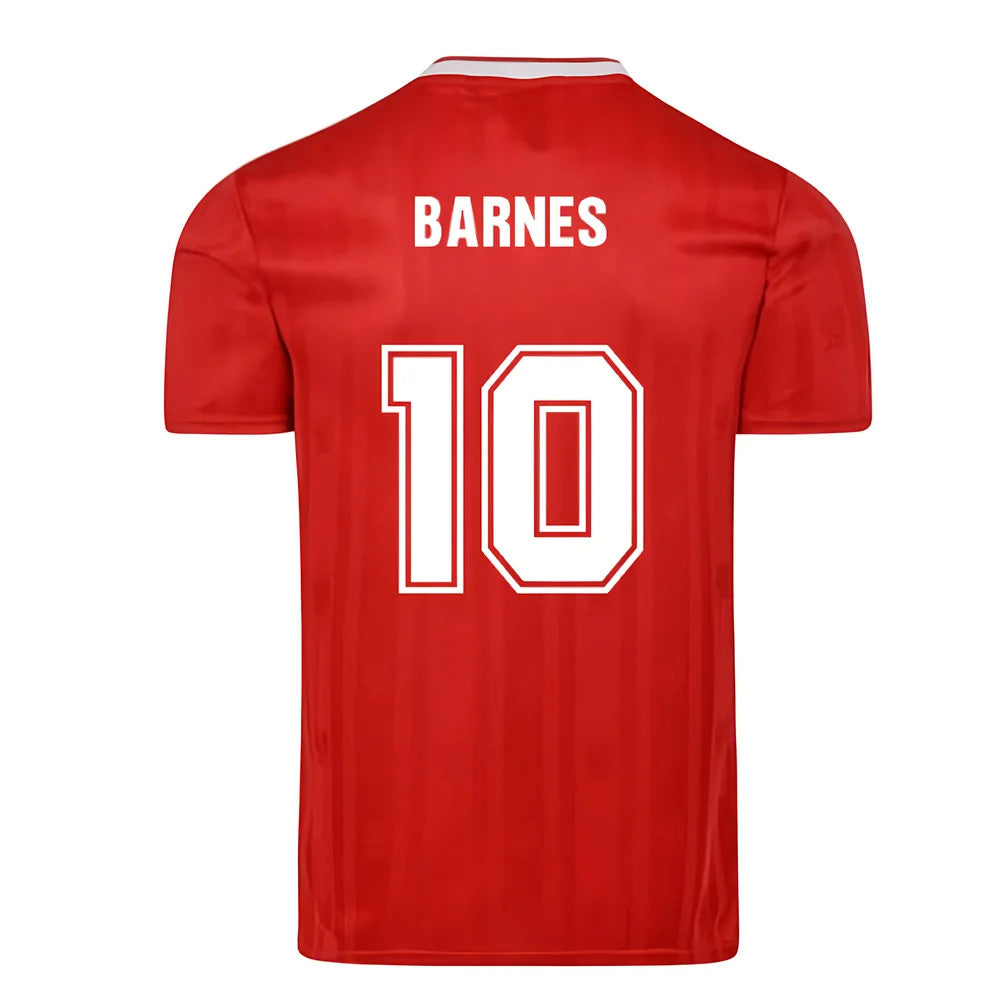 Score Draw Liverpool FC 1989 Retro Football Shirt (BARNES 10)_0