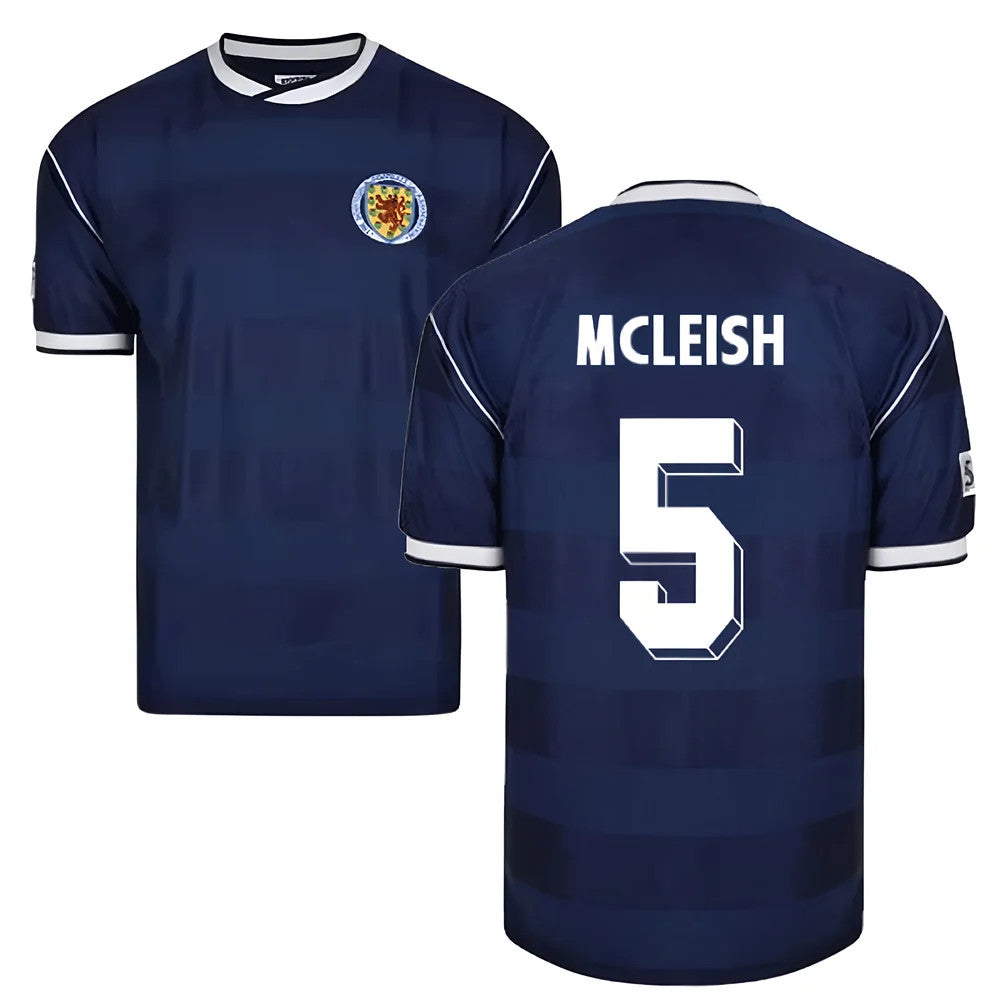Score Draw Scotland 1986 Retro Football Shirt (McLeish 5)_0