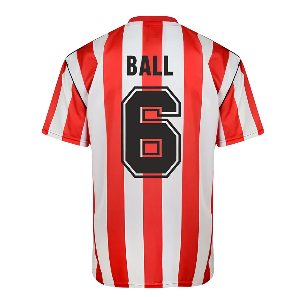 Score Draw Sunderland 1990 Retro Football Shirt (Ball 6)_0