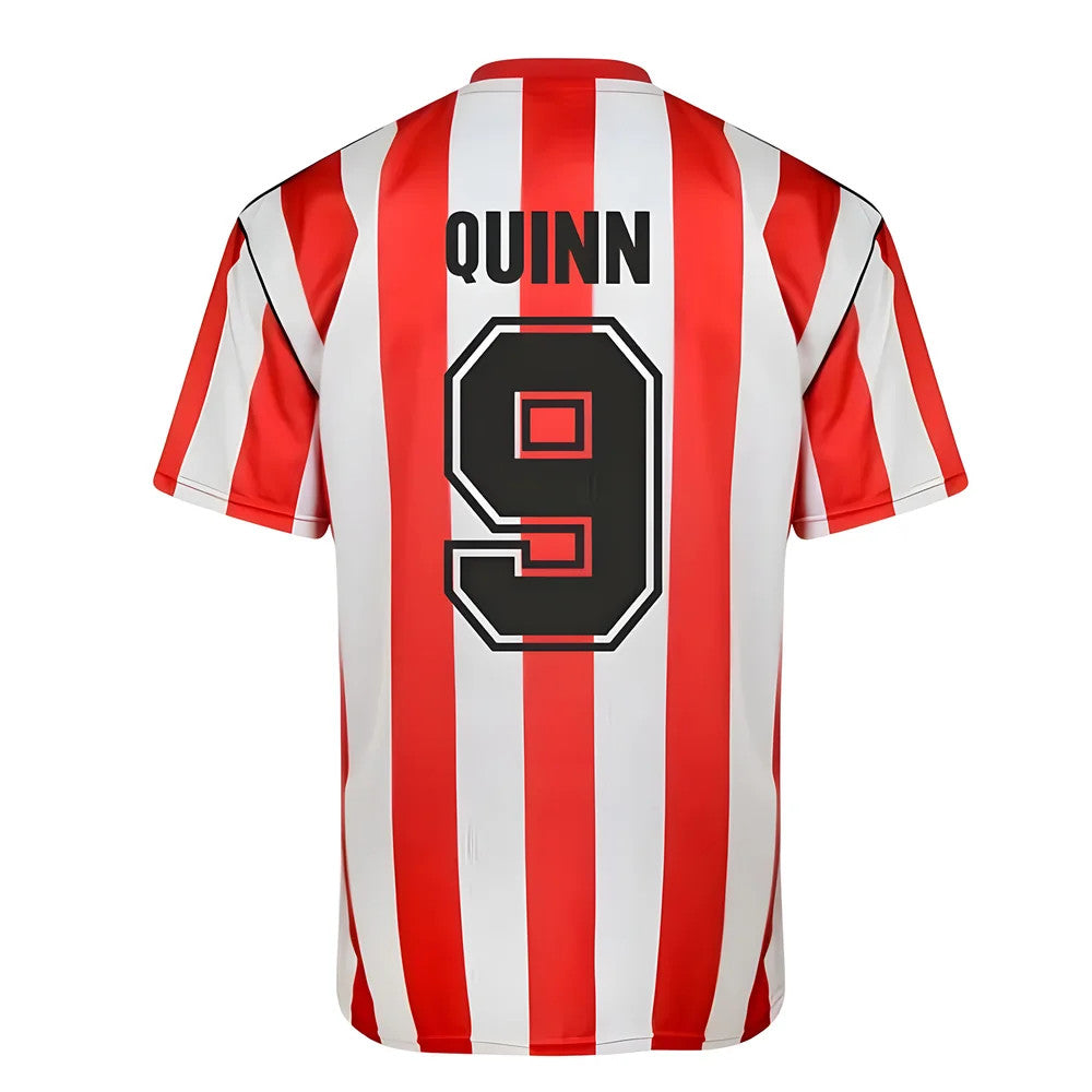 Score Draw Sunderland 1990 Retro Football Shirt (Quinn 9)_0
