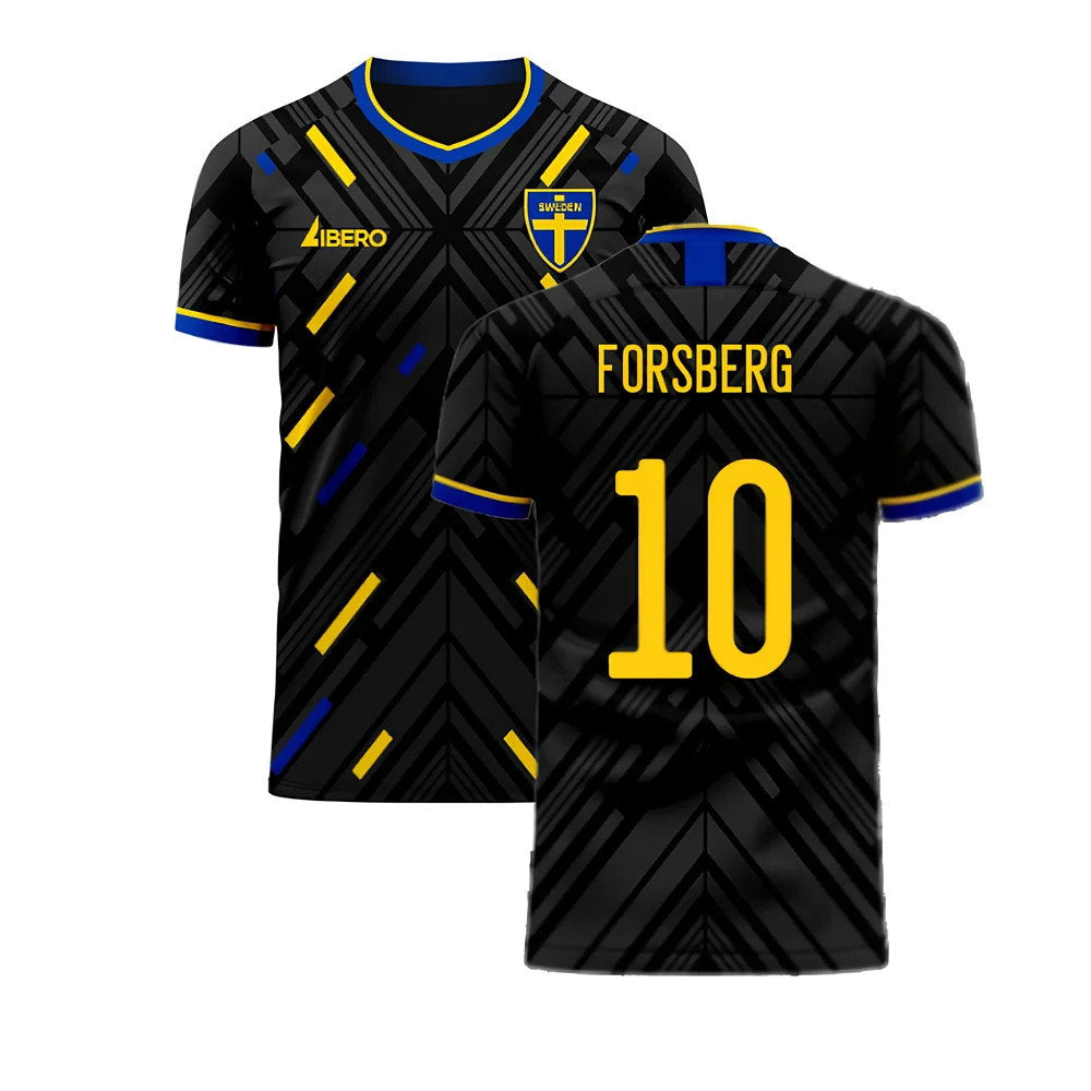 Sweden 2025-2026 Away Concept Football Kit (Libero) (FORSBERG 10)_0