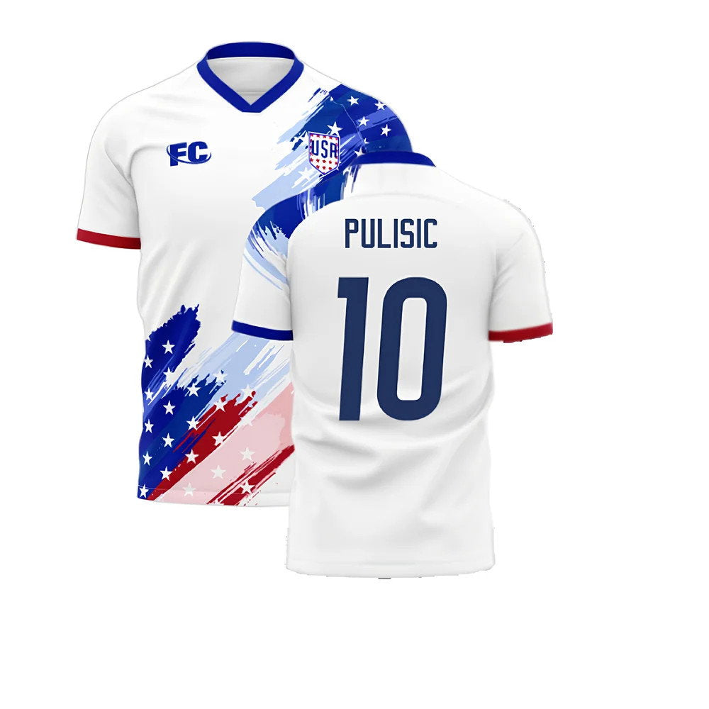 USA 2020-2021 Home Concept Kit (Fans Culture) (PULISIC 10)_0