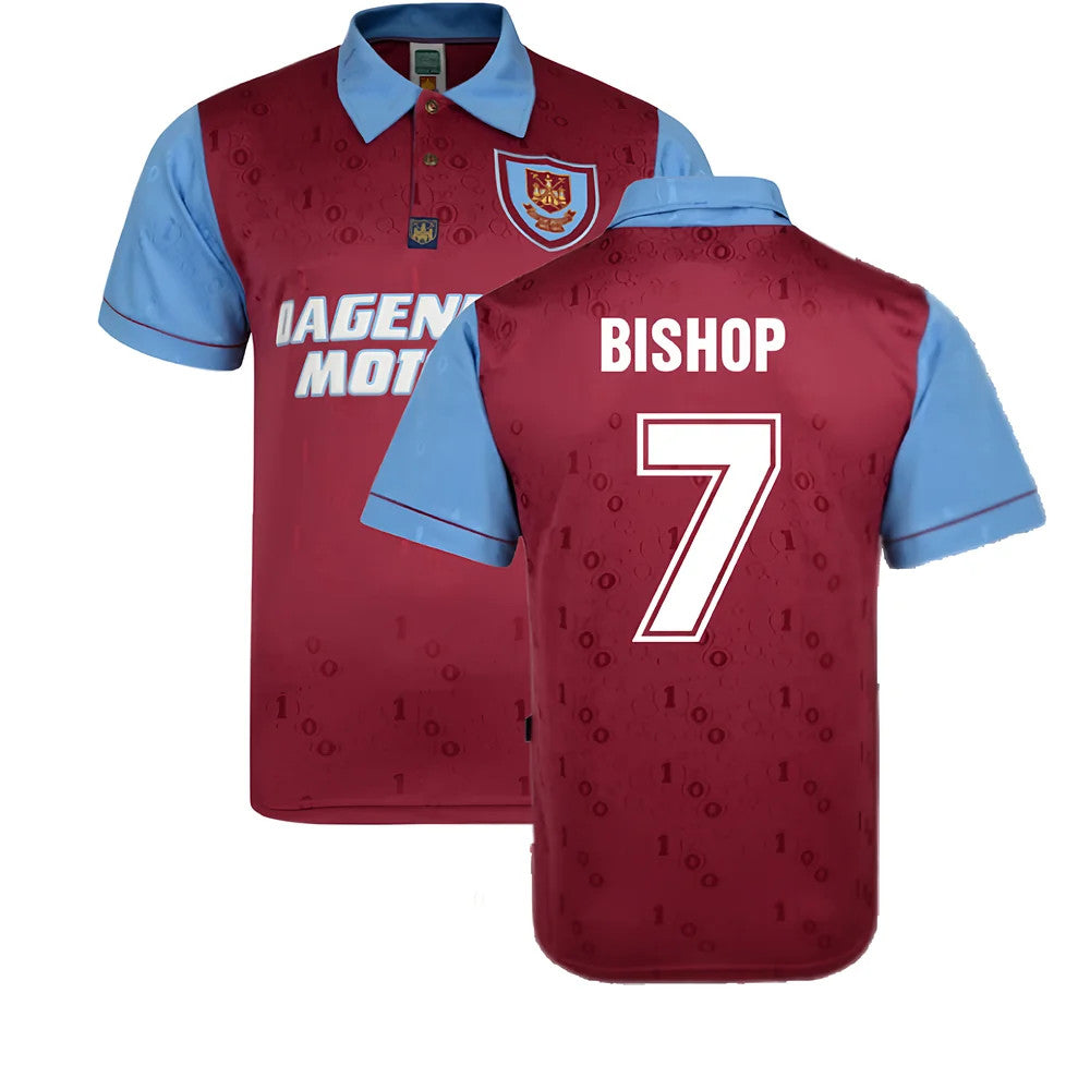 West Ham 1995-1996 Home Retro Shirt (Bishop 7)_0