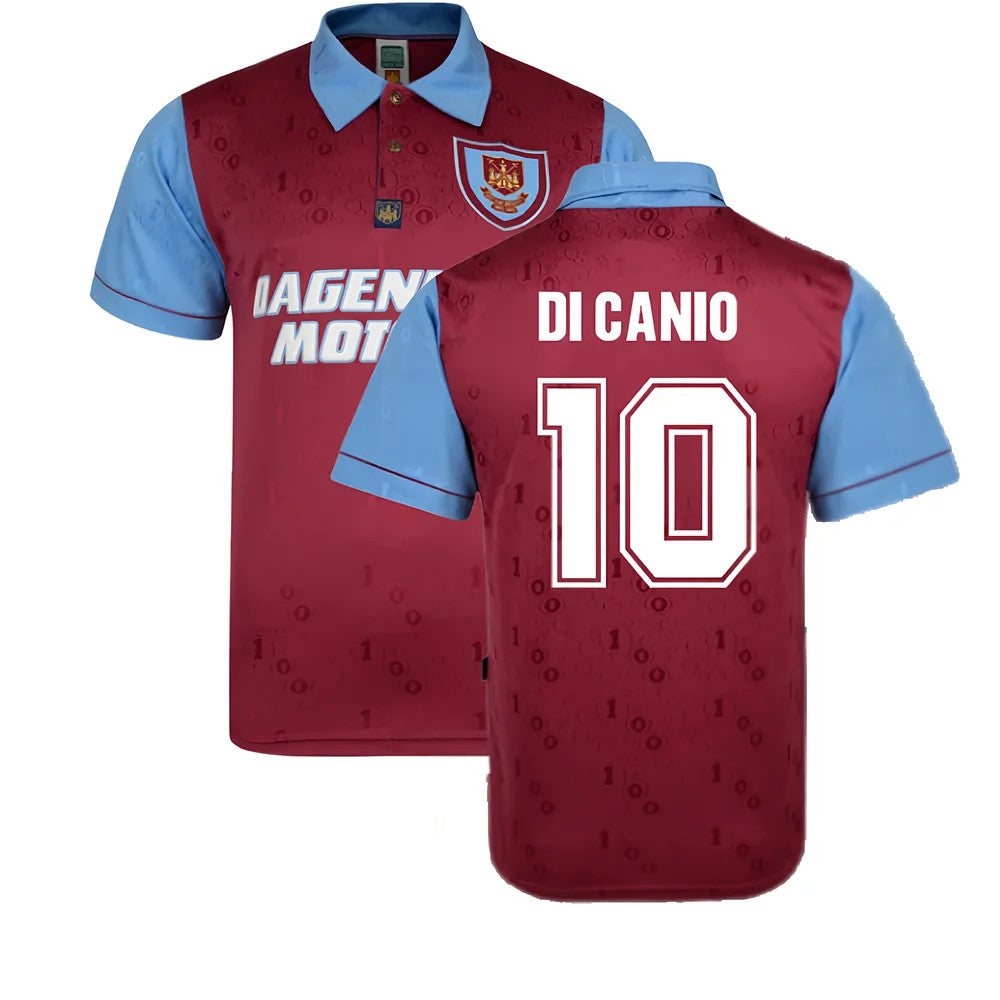 West Ham 1995-1996 Home Retro Shirt (DI CANIO 10)_0
