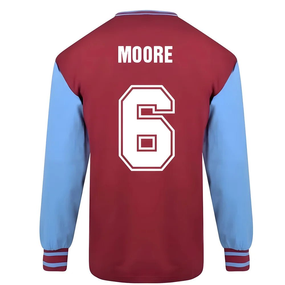 West Ham United 1964 FA Cup Final Retro Shirt (MOORE 6)_0
