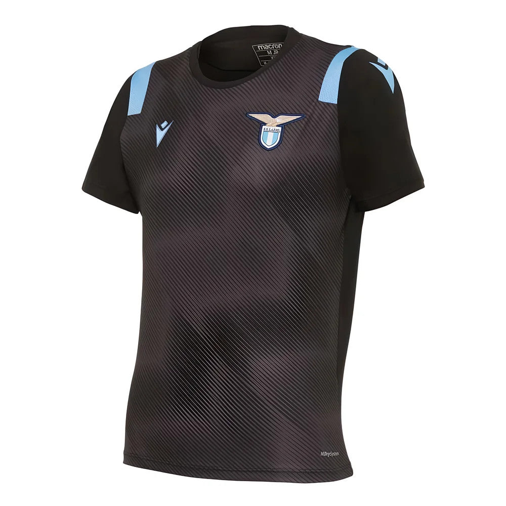 2020-2021 Lazio Pre-Match Training Shirt (Black)_0