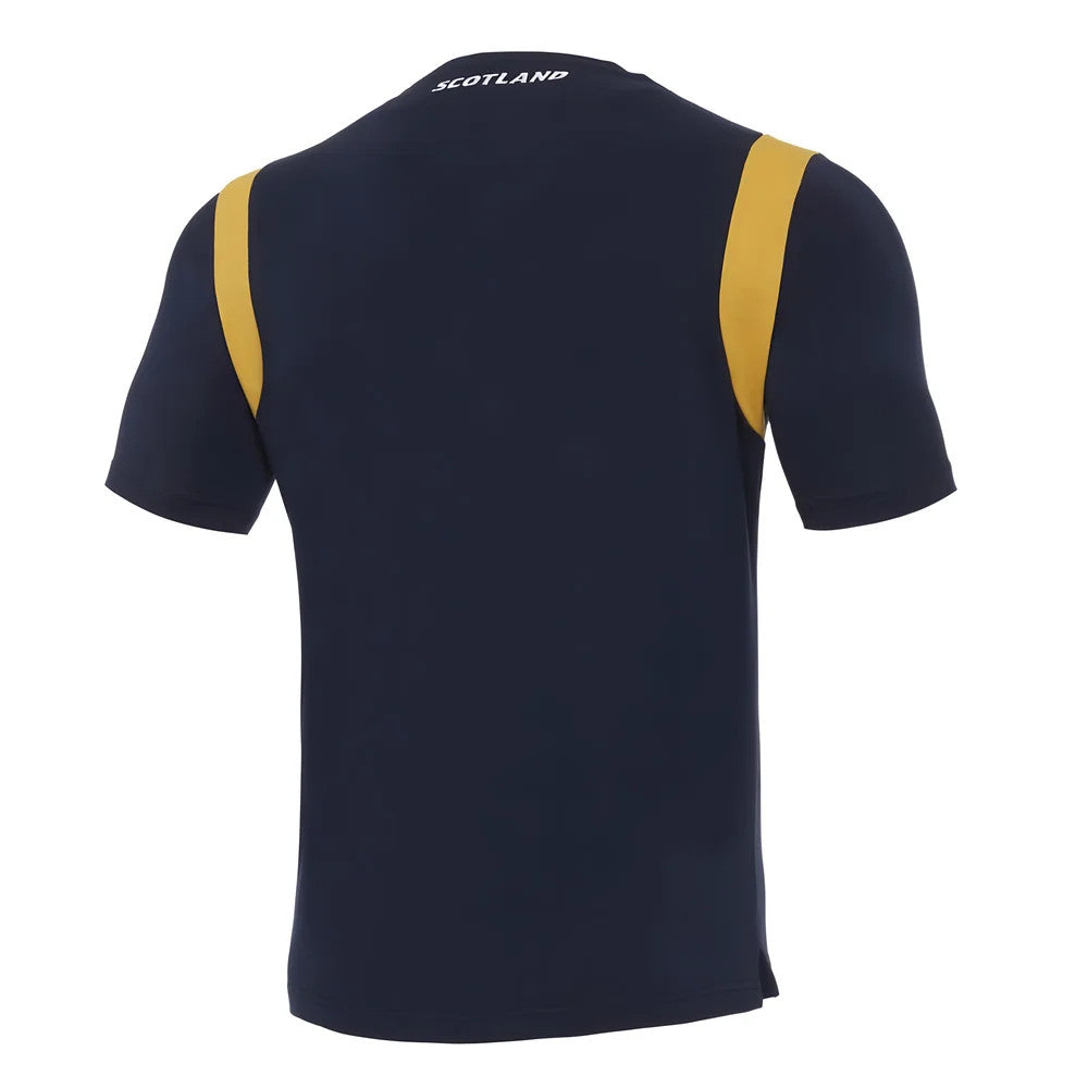 2020-2021 Scotland Official Travel Polycotton Shirt (Navy)_1