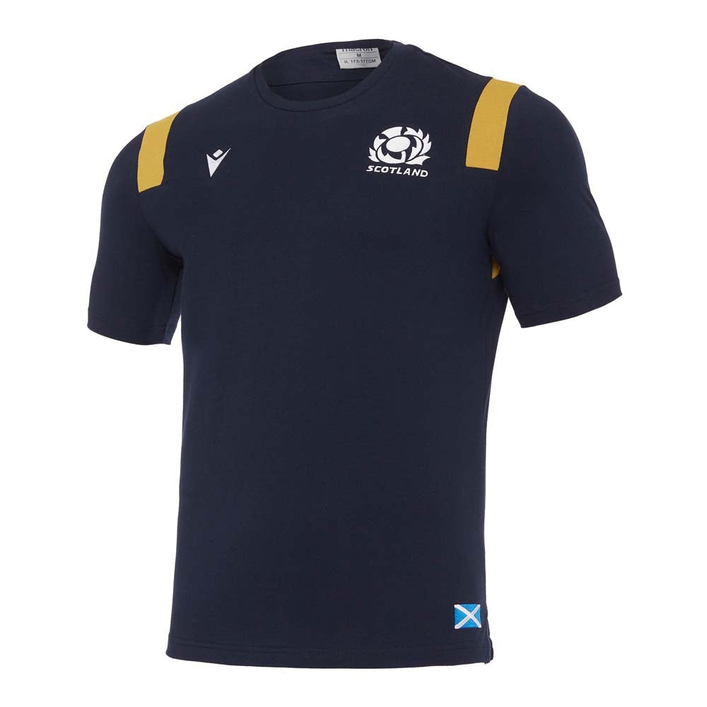 2020-2021 Scotland Official Travel Polycotton Shirt (Navy)_0