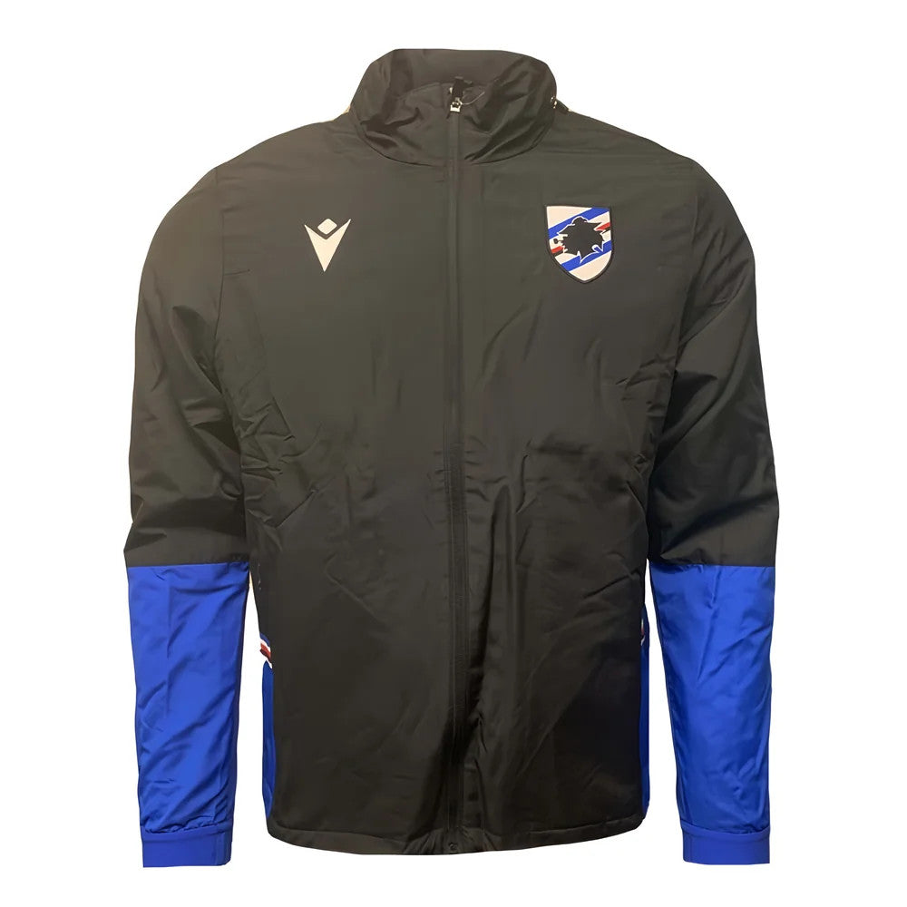 2020-2021 Sampdoria Mesh Windbreaker Jacket (Black)_0