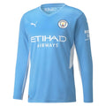 2021-2022 Man City Long Sleeve Home Shirt_0
