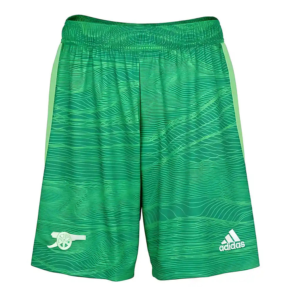 Arsenal 2021-2022 Home Goalkeeper Shorts (Solar Lime) - Kids_0