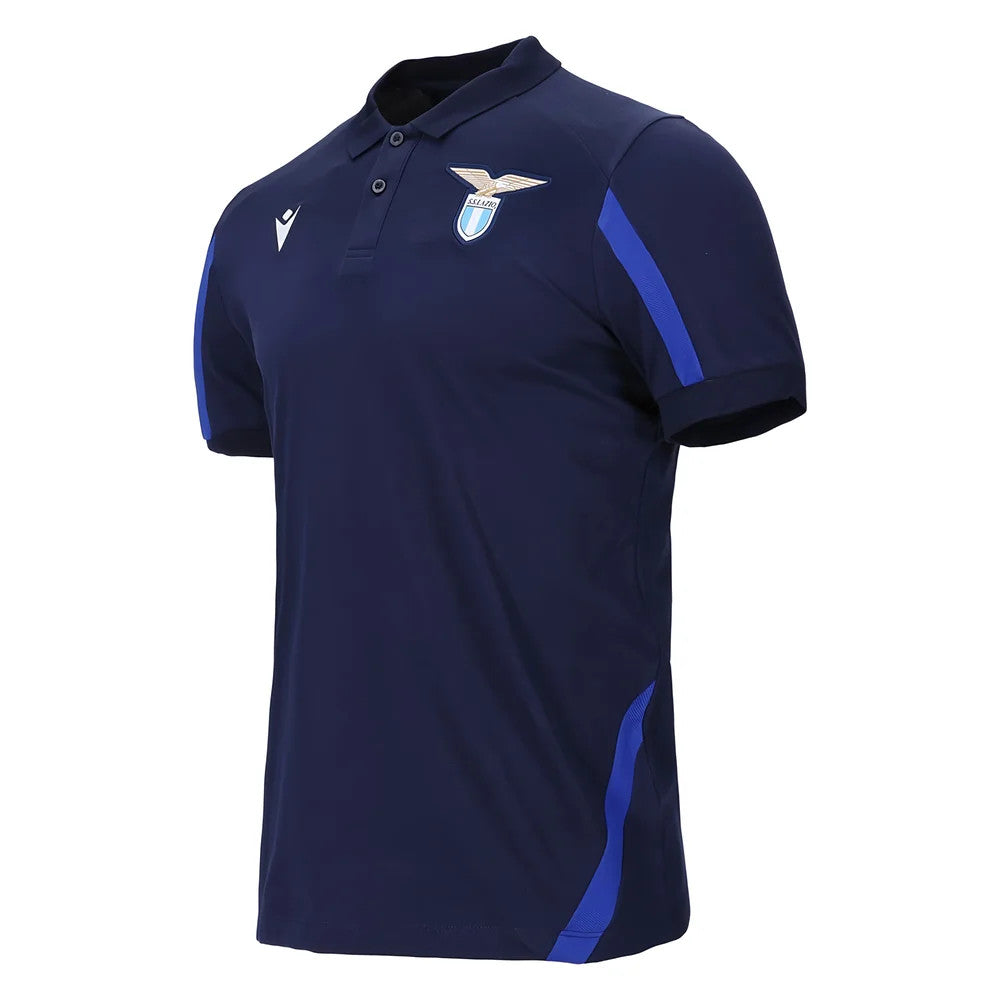 2021-2022 Lazio Cotton Polo Shirt (Navy)_0