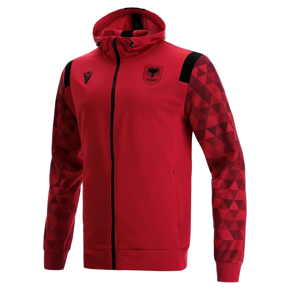 2021-2022 Albania Anthem Jacket (Red)_0