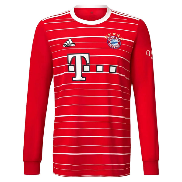 2022-2023 Bayern Munich Long Sleeve Home Shirt_0