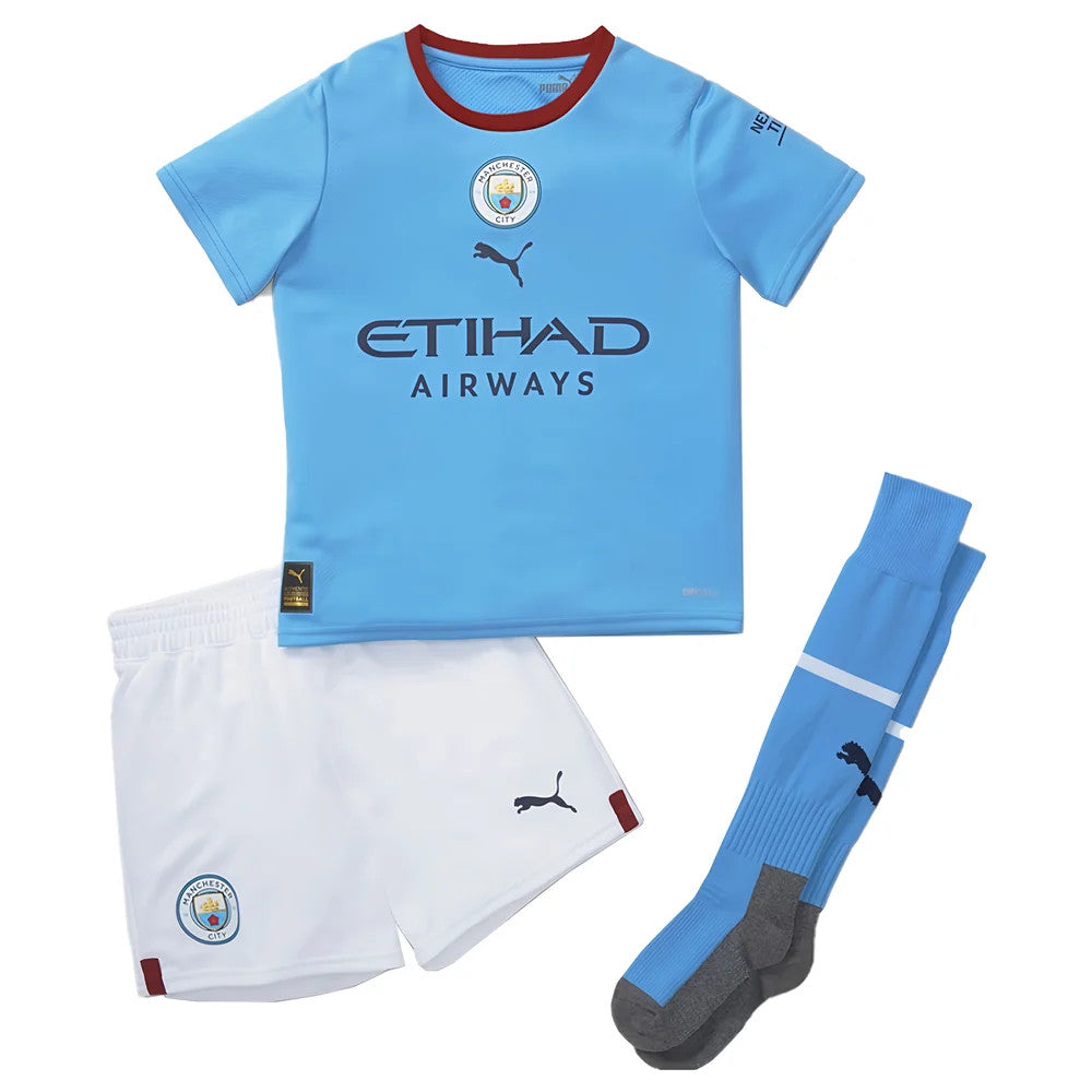 2022-2023 Man City Home Mini Kit (HAALAND 9)_2