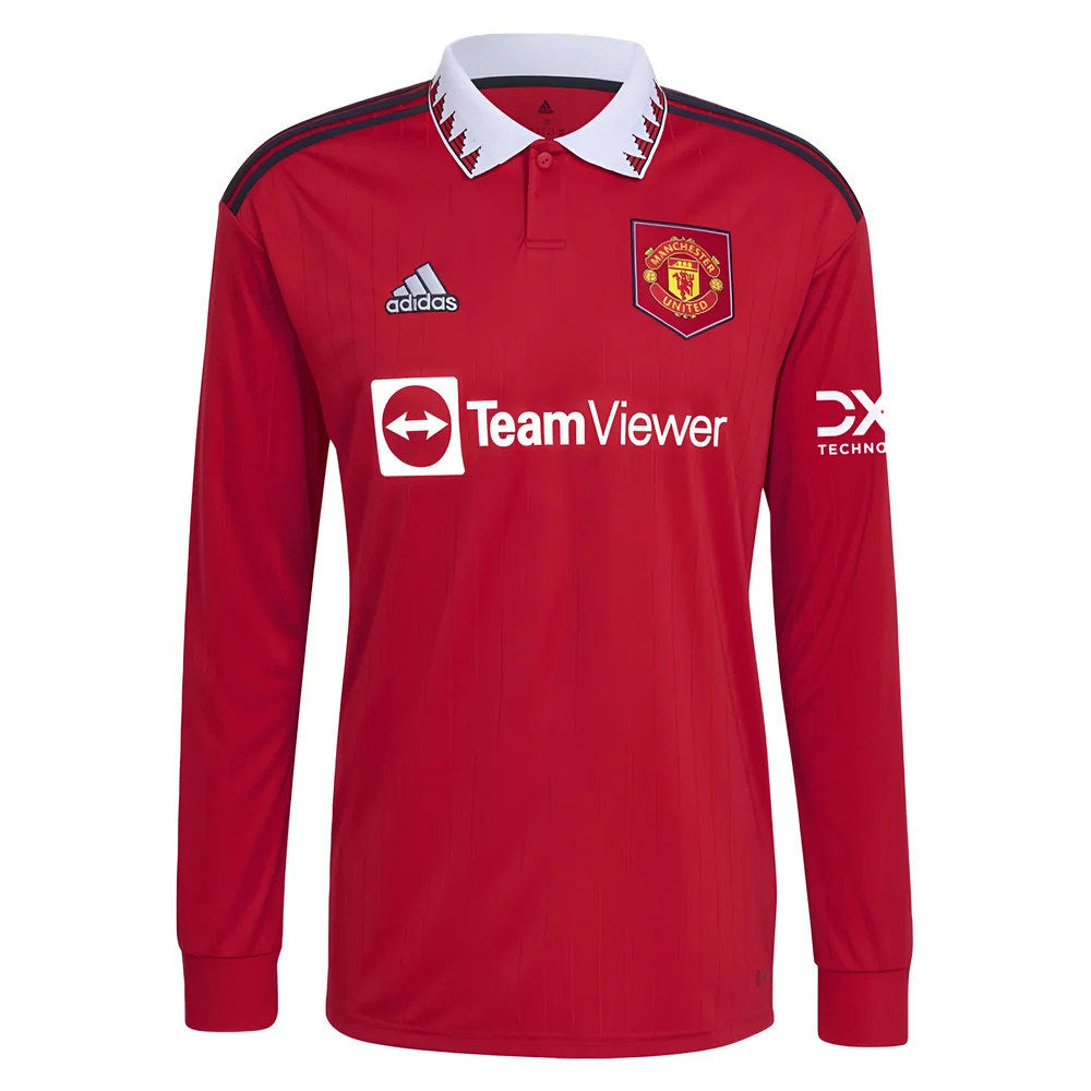 2022-2023 Man Utd Long Sleeve Home Shirt (RASHFORD 10)_3