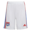 2022-2023 Olympique Lyon Home Shorts (White) - Kids_0