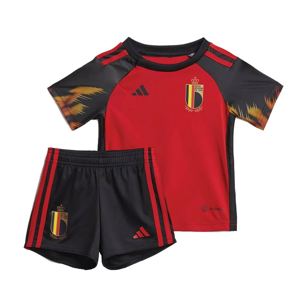 2022-2023 Belgium Home Baby Kit (R LUKAKU 9)_3