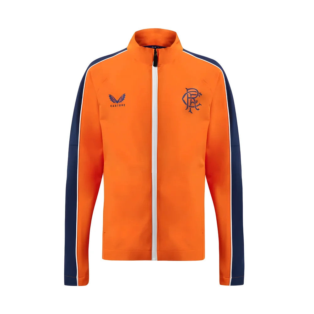 2022-2023 Rangers Matchday Anthem Jacket (Orange)_0
