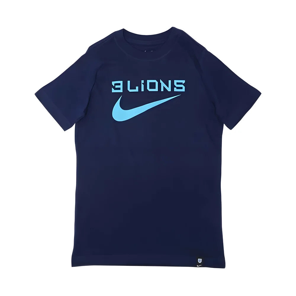 2022-2023 England Three Lions Tee (Navy) - Kids_0