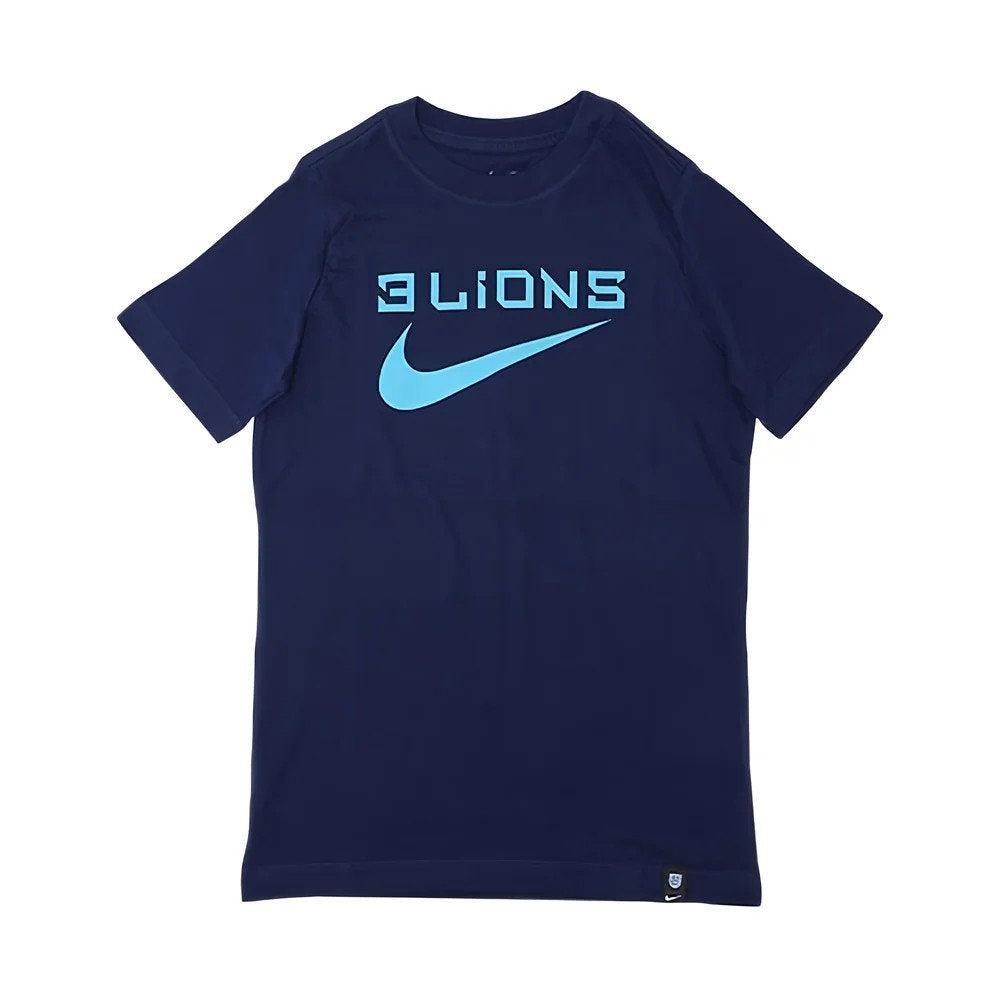 2022-2023 England Three Lions Tee (Navy) - Kids (Bellingham 22)_3