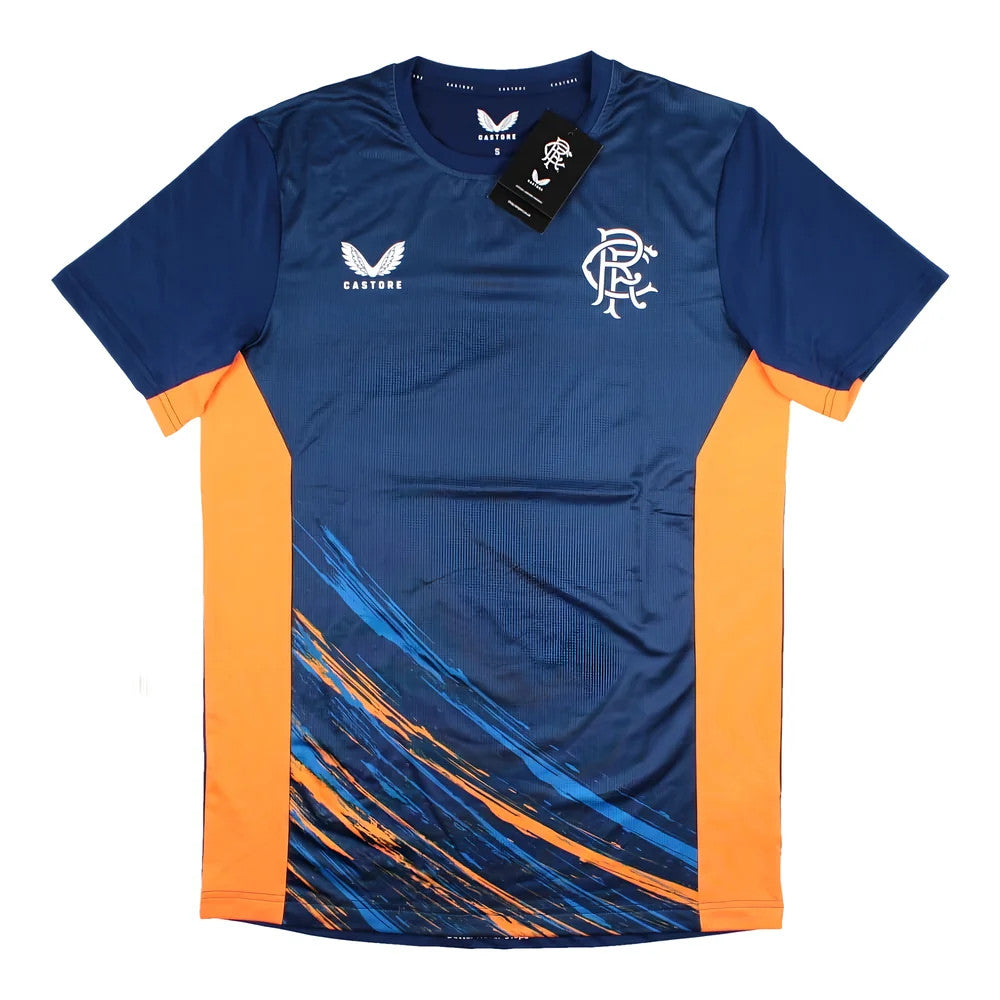 2022-2023 Rangers Match Day Tee (Navy-Orange)_0