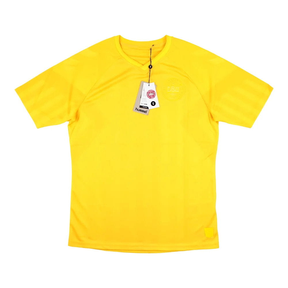 2022-2023 Denmark Away Goalkeeper Jersey (Yellow) (Schmeichel 1)_3