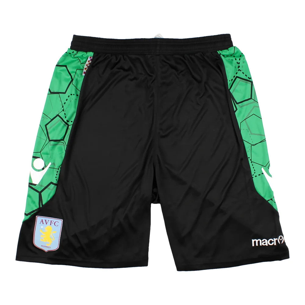2012-2013 Aston Villa Home GK Shorts (Black)_0