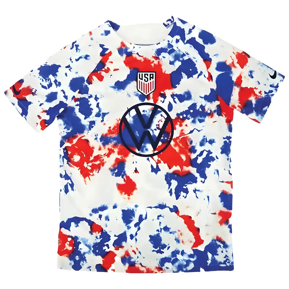 2022-2023 USA Pre-Match Training Shirt (White)_0