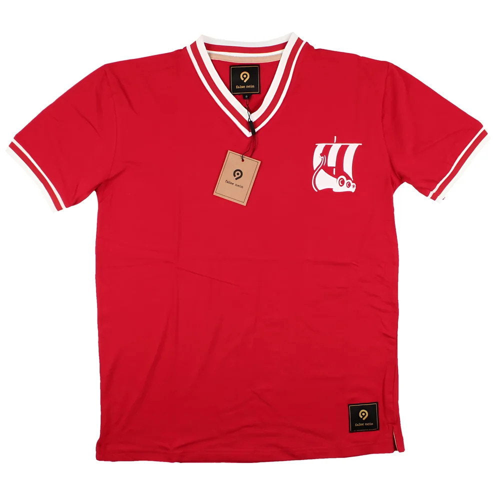 False Nein Denmark Home Shirt (M LAUDRUP 10)_3