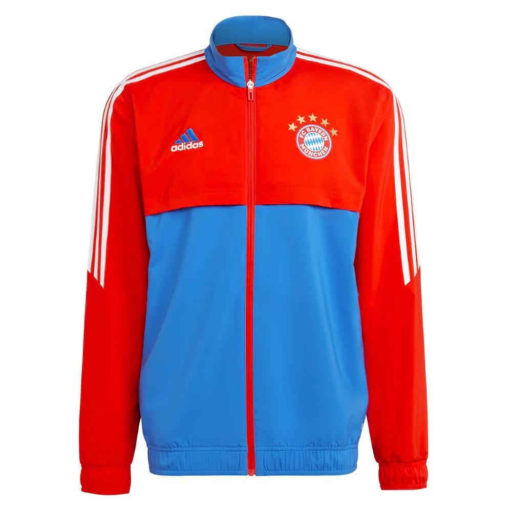 2022-2023 Bayern Munich Presentation Jacket (Red-Blue)_0