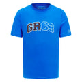 2023 Mercedes George Russell Logo Tee (Blue)_0