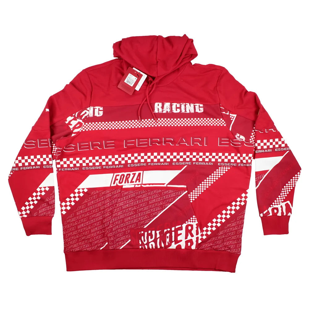 2023 Ferrari Fanwear Graphic Hoodie (Red)_0
