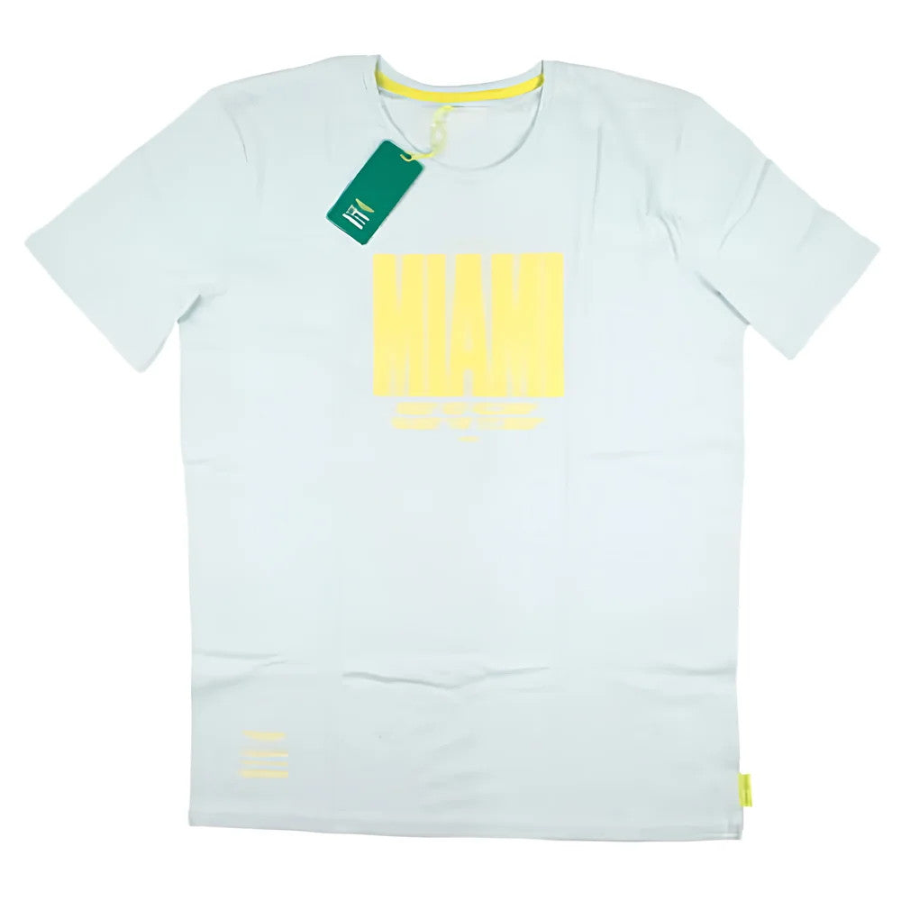 2023 Aston Martin Cognizant Limited Edition Miami GP T-Shirt - Pastel Green_0