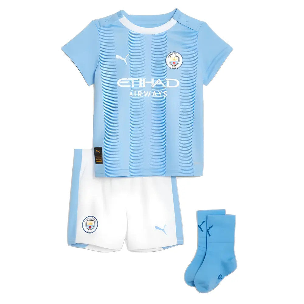 2023-2024 Man City Home Baby Kit_0
