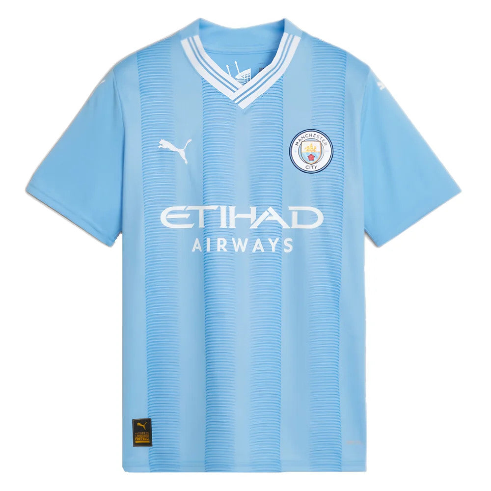 2023-2024 Man City Home Shirt (Kids) (DE BRUYNE 17)_3