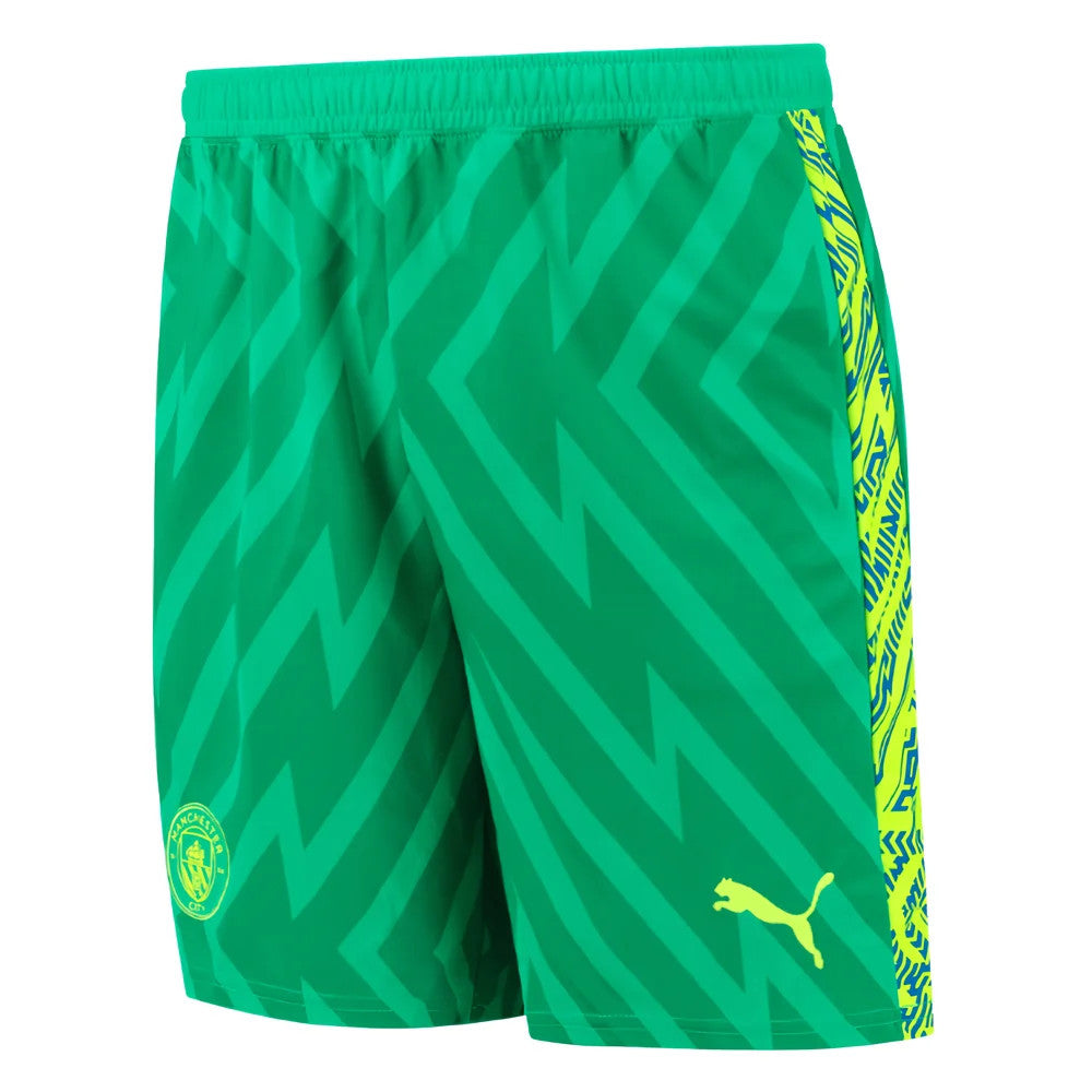 2023-2024 Man City Home Goalkeeper Shorts (Green)_0