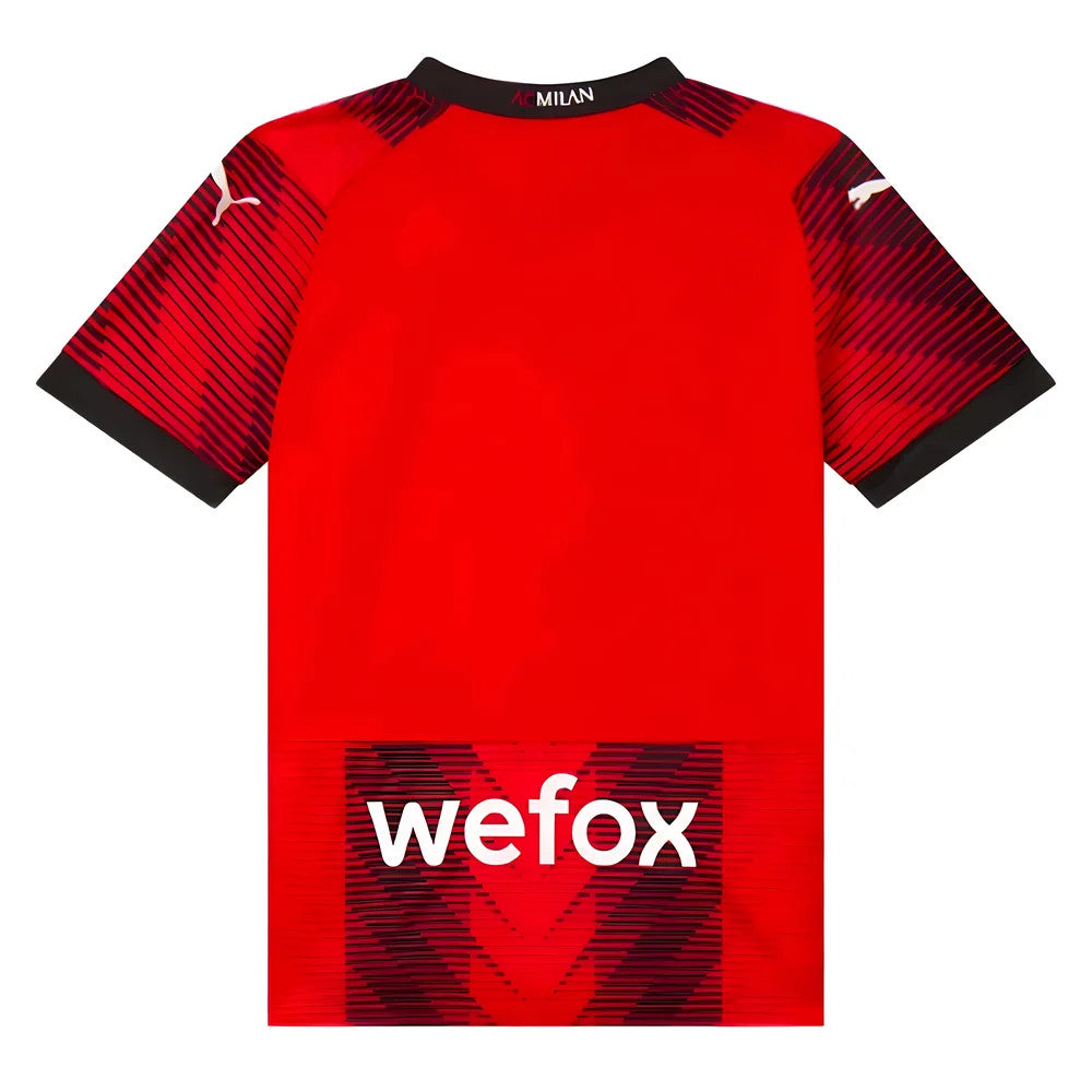2023-2024 AC Milan Home Shirt (Kids) (Rafa Leao 10)_1