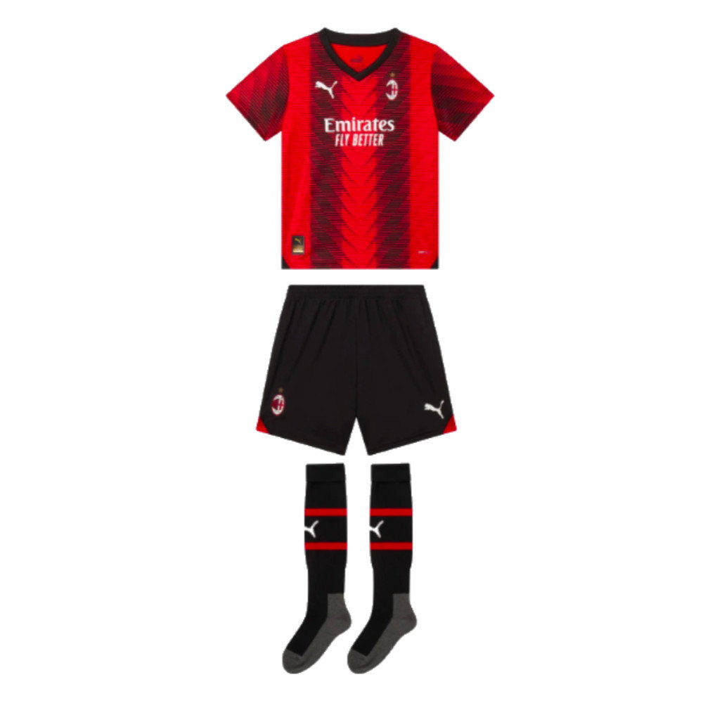 2023-2024 AC Milan Home Mini Kit (Ibrahimovic 11)_3