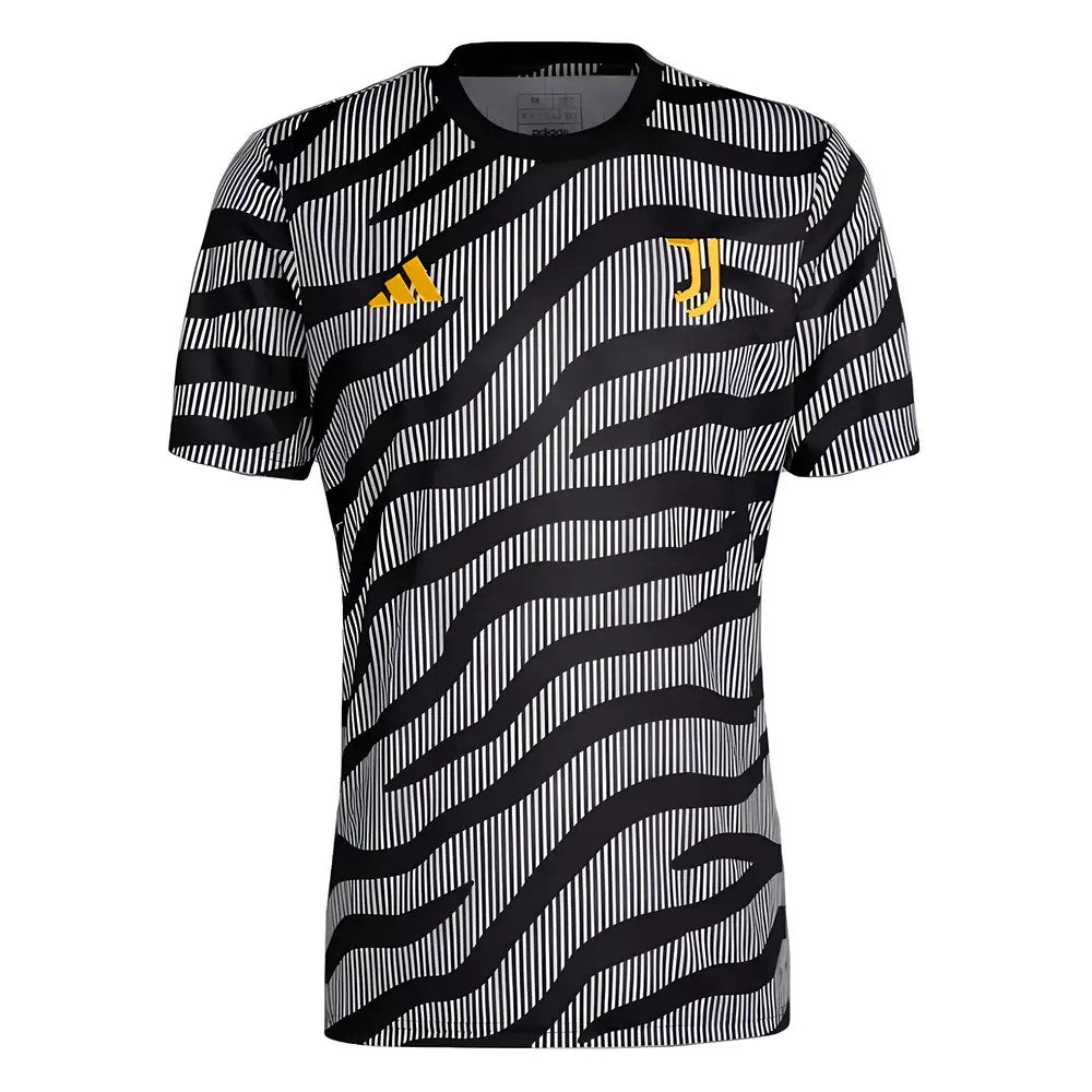 2023-2024 Juventus Pre-Match Shirt (Black)_0