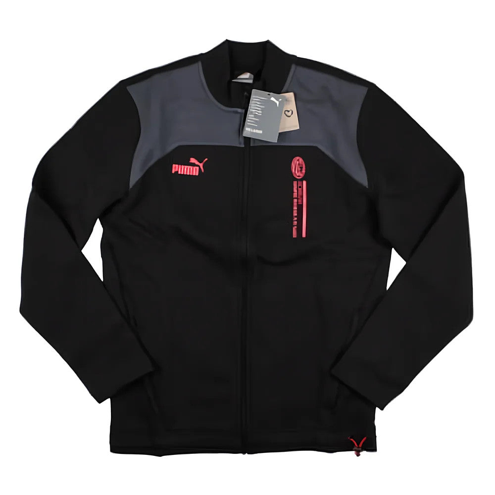 2023-2024 AC Milan FtblCulture Track Jacket (Black)_0