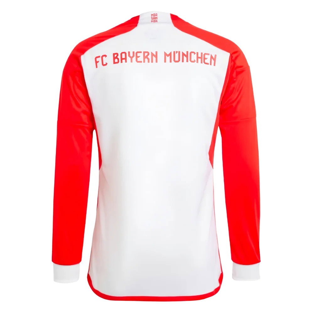 2023-2024 Bayern Munich Long Sleeve Home Shirt (Kids) (Choupo Moting 13)_1