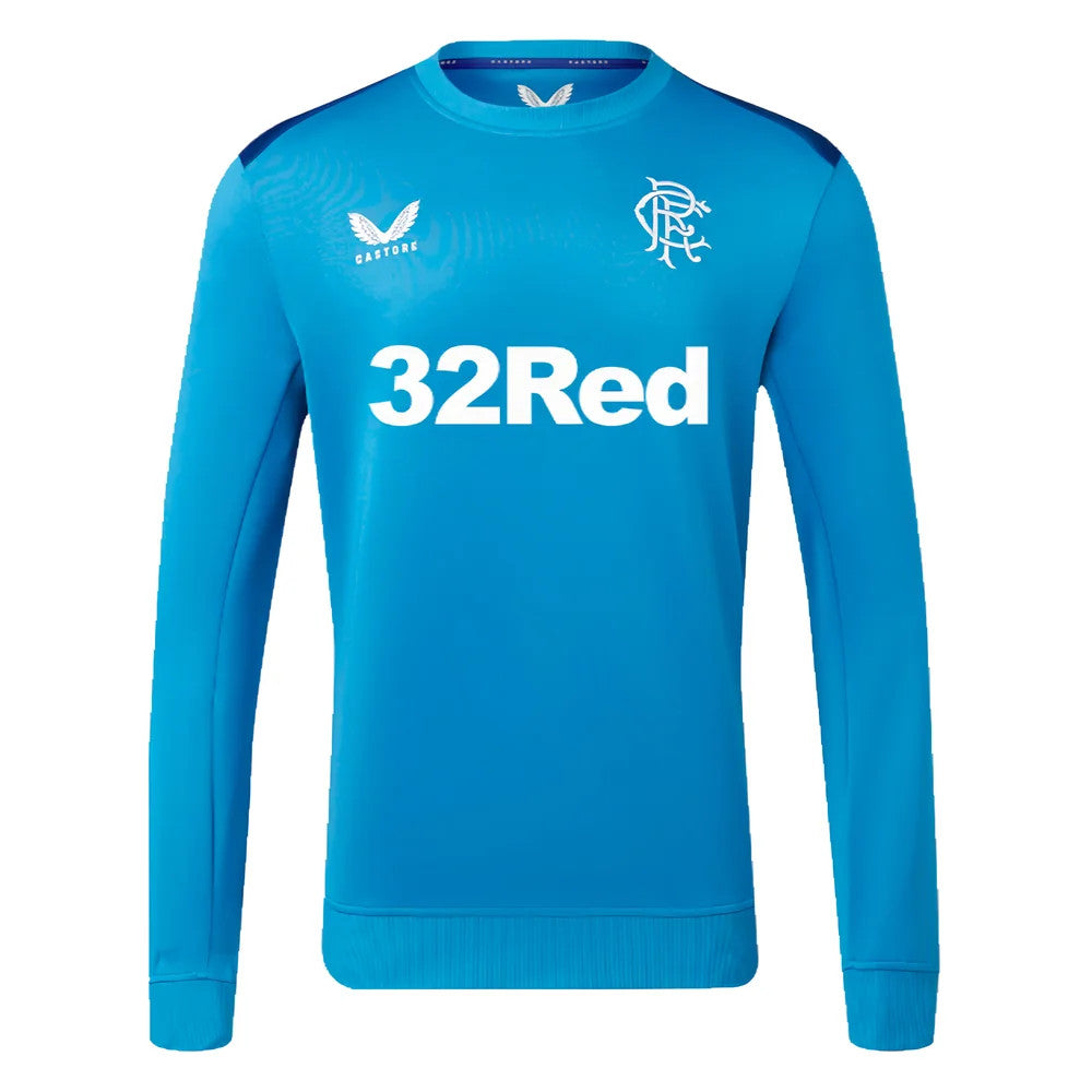 2023-2024 Rangers Players Training Sweatshirt (Deep Water)_0