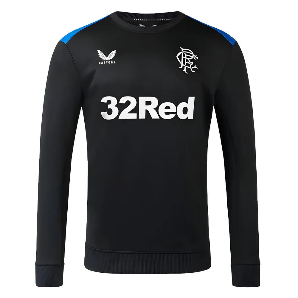 2023-2024 Rangers Players Matchday Sweatshirt (Black)_0