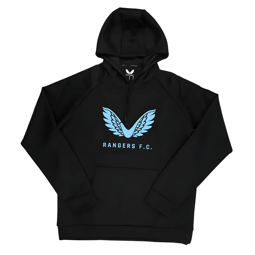 2023-2024 Rangers Players Travel Logo Hoody (Black)_0