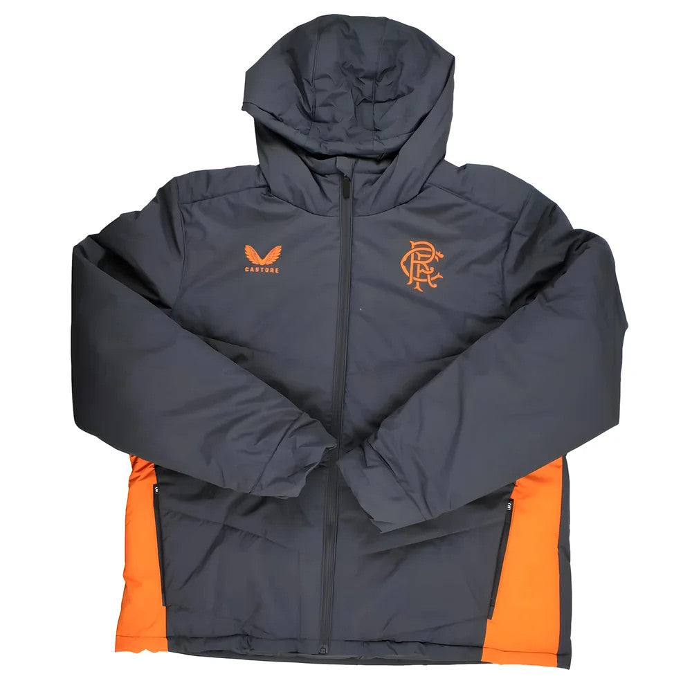 2023-2024 Rangers Coaches Training Bench Jacket (Ebony)_0