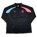 2023-2024 Man City Pre-Match LS Sweat Top (Dark Navy)_0